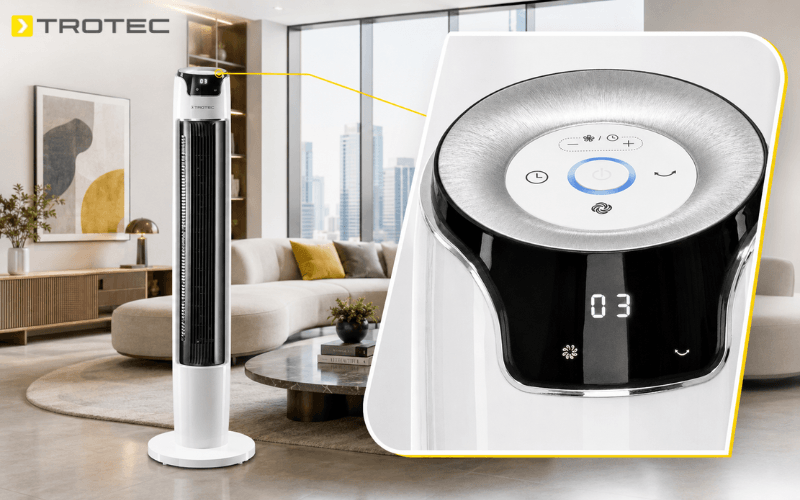 6 cấp độ gió tùy chỉnh linh hoạt
